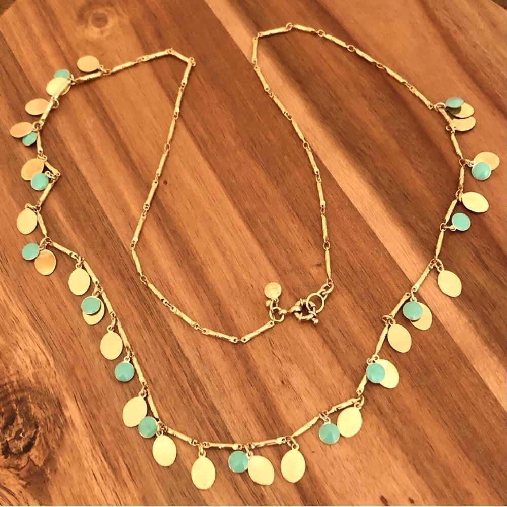 J.Crew | Paillette Enamel Necklace 34” Length